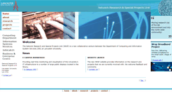 Desktop Screenshot of nrsp.lancs.ac.uk
