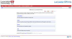 Desktop Screenshot of eprints.lancs.ac.uk