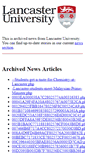 Mobile Screenshot of news.lancs.ac.uk