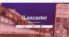 Desktop Screenshot of ilancasterinfo.lancs.ac.uk