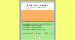 Desktop Screenshot of emille.lancs.ac.uk