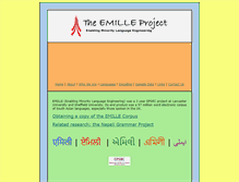 Tablet Screenshot of emille.lancs.ac.uk
